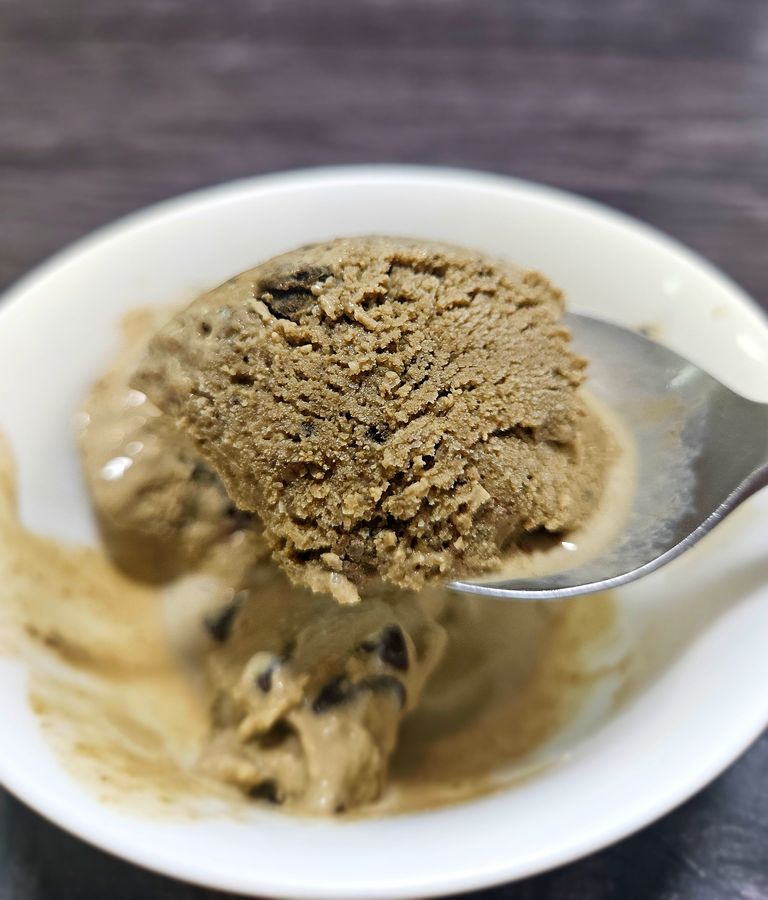 Creamy homemade hojicha ice cream made without an ice cream maker No-Churn Hōjicha Ice Cream