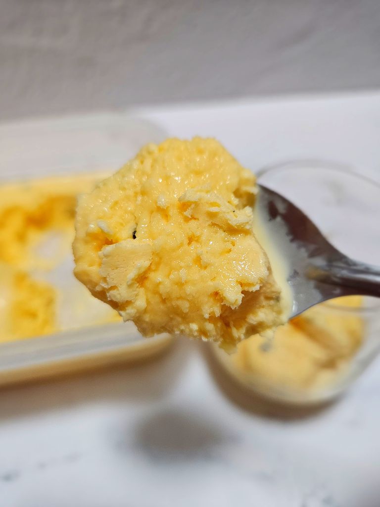Vibrant passion fruit ice cream with real pulp and seeds No-Churn Passion Fruit Ice Cream